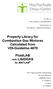 Property Library for Combustion Gas Mixtures Calculated from VDI-Guideline 4670