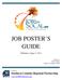 JOB POSTER S GUIDE. Southern Counties Regional Partnership www.scrpcalifornia.org. Published: August 7, 2013