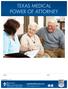 TEXAS MEDICAL POWER OF ATTORNEY