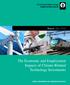 Report May 2010. The Economic and Employment Impacts of Climate-Related Technology Investments. Energy, Environment and Transportation Policy