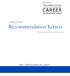 Career Guide Recommendation Letters