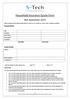 Household Insurance Quote Form