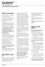 GILENYA Fingolimod hydrochloride Consumer Medicine Information (CMI)
