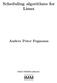 Scheduling algorithms for Linux