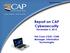 Report on CAP Cybersecurity November 5, 2015