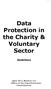 Data Protection in the Charity & Voluntary Sector