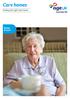 Care homes. Home & care. Finding the right care home. AgeUKIG06