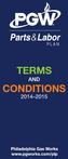 PLP - TERMS AND CONDITIONS