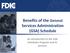 Benefits of the General Services Administration (GSA) Schedule. An introduction to the GSA Schedules Program and its process