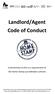 Landlord/Agent Code of Conduct