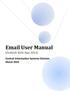 Email User Manual. [Outlook Web App 2013]