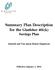 Summary Plan Description for the Glatfelter 401(k) Savings Plan. Salaried and Non-union Hourly Employees