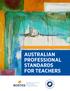 AUSTRALIAN PROFESSIONAL STANDARDS FOR TEACHERS I L C O U N C