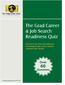 The Grad Career & Job Search Readiness Quiz