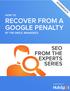 RECOVER FROM A GOOGLE PENALTY
