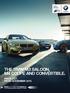 THE BMW M3 SALOON, M4 COUPÉ AND CONVERTIBLE.