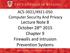 ACS-3921/4921-050 Computer Security And Privacy Lecture Note 8 October 28 th 2015 Chapter 9 Firewalls and Intrusion Prevention Systems