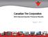Canadian Tire Corporation 2014 Second Quarter Financial Results