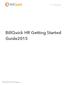 BillQuick HR Getting Started Guide2015