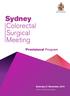 Sydney Colorectal Surgical Meeting