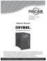 Owners Manual 2009 PRICE LIST DRYMAXTM. Compressed Air Treatment Products. Refrigerated Air Dryers