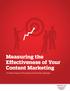 Measuring the Effectiveness of Your Content Marketing
