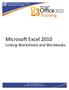Microsoft Excel 2010 Linking Worksheets and Workbooks