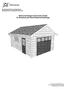 Development Services Department Building Permit & Inspection Services Shed and Garage Construction Guide for Detached and Semi-Detached Dwellings