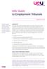 UCU Guide to Employment Tribunals
