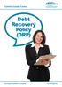 Cumbria County Council. Debt Recovery Policy (DRP)