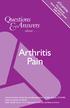 Arthritis Pain. Questions Answers & about...