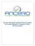 Ancero Managed Internet Service (MIS) & Private Network Transport (PNT) Service Guide