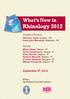 What s New in Rhinology 2012