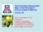 The Physiology Undergraduate Major in the University of Arizona College of Medicine Tucson, AZ