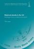 Maternal obesity in the UK: findings from a national project