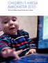 CHILDREN S MEDIA BAROMETER 2010: