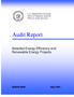 U.S. Department of Energy Office of Inspector General Office of Audit Services. Audit Report. Selected Energy Efficiency and Renewable Energy Projects