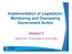 Implementation of Legislation: Monitoring and Overseeing Government Action