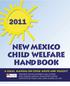 NEW MEXICO CHILD WELFARE HANDBOOK