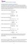 Solving Simultaneous Equations and Matrices