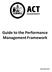 Guide to the Performance Management Framework