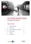 AUTHOR GUIDELINES Handbook Articles