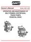 Owner s Manual. Models: 2S5P & 3S5P OPERATION AND MAINTENANCE OF SELF-PRIMING CENTRIFUGAL TRASH PUMPS PEDESTAL DRIVE