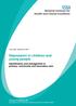Depression in children and young people. Identification and management in primary, community and secondary care
