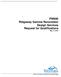 PW695 Ridgeway Gamma Renovation Design Services Request for Qualifications May 11, 2015