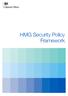 HMG Security Policy Framework