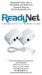 ReadyNet Easy Jack 2 Voice/Data and Data Only Owner s Manual PX-211d and PX-211v