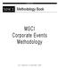 Methodology Book. MSCI Corporate Events Methodology
