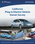 California Plug-in Electric Vehicle Owner Survey