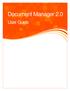 Document Manager 2.0. User Guide
